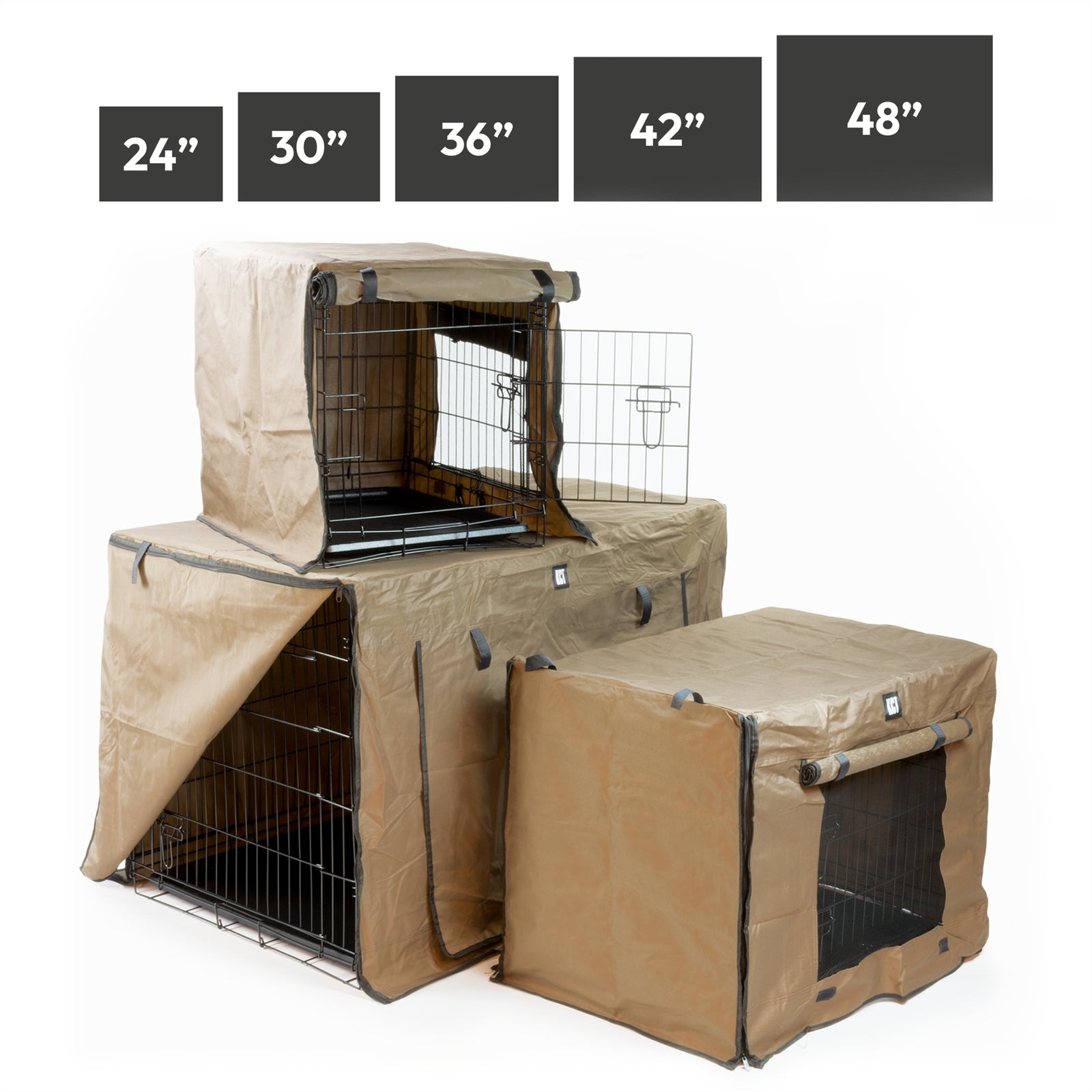 DOG FABRIC CAGE PET CRATE COVERS 26/31/37/42/49 INCH
