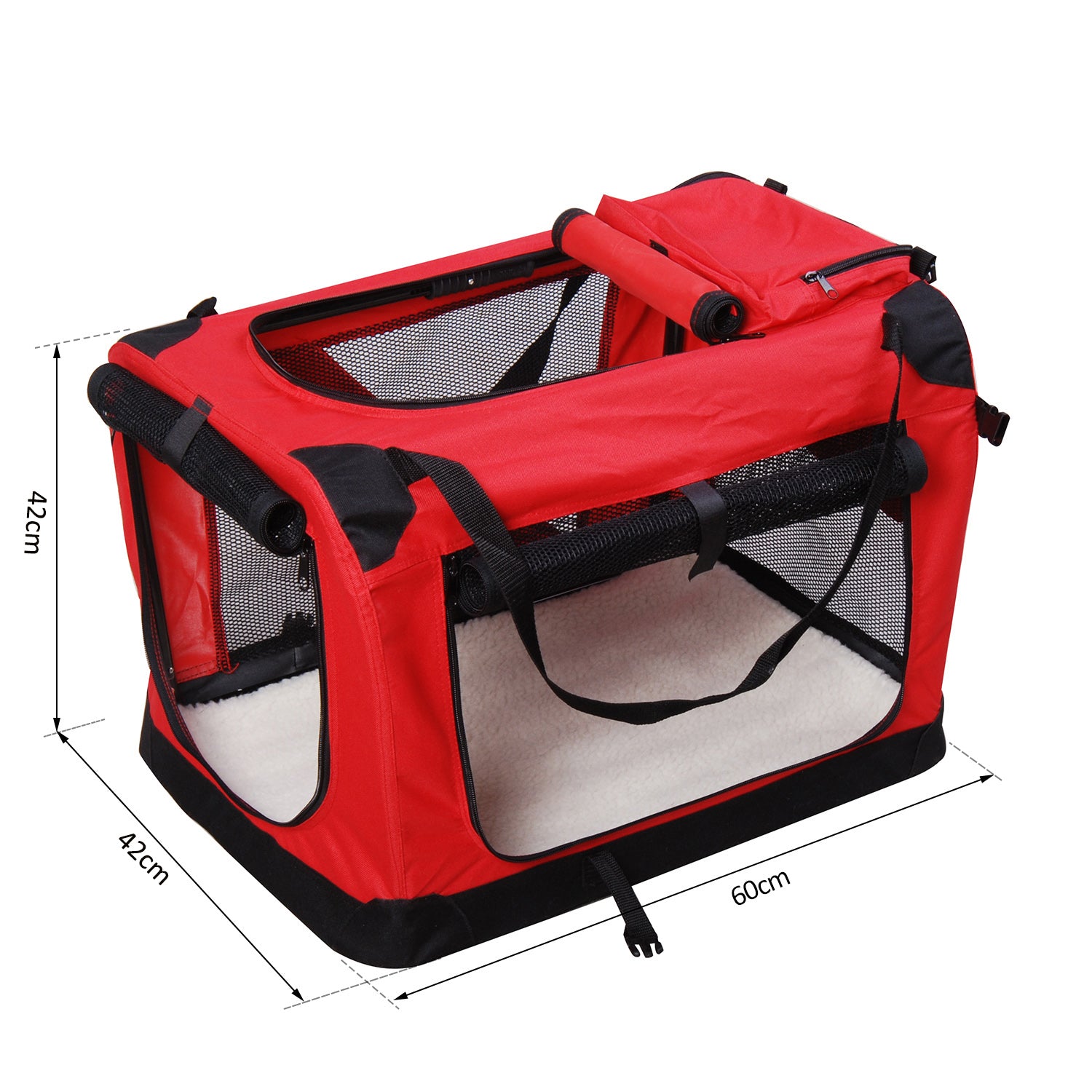 Dog Pet Puppy Fabric Portable Carrier Crate Kennel Bag Cage Fold Travel M L XL