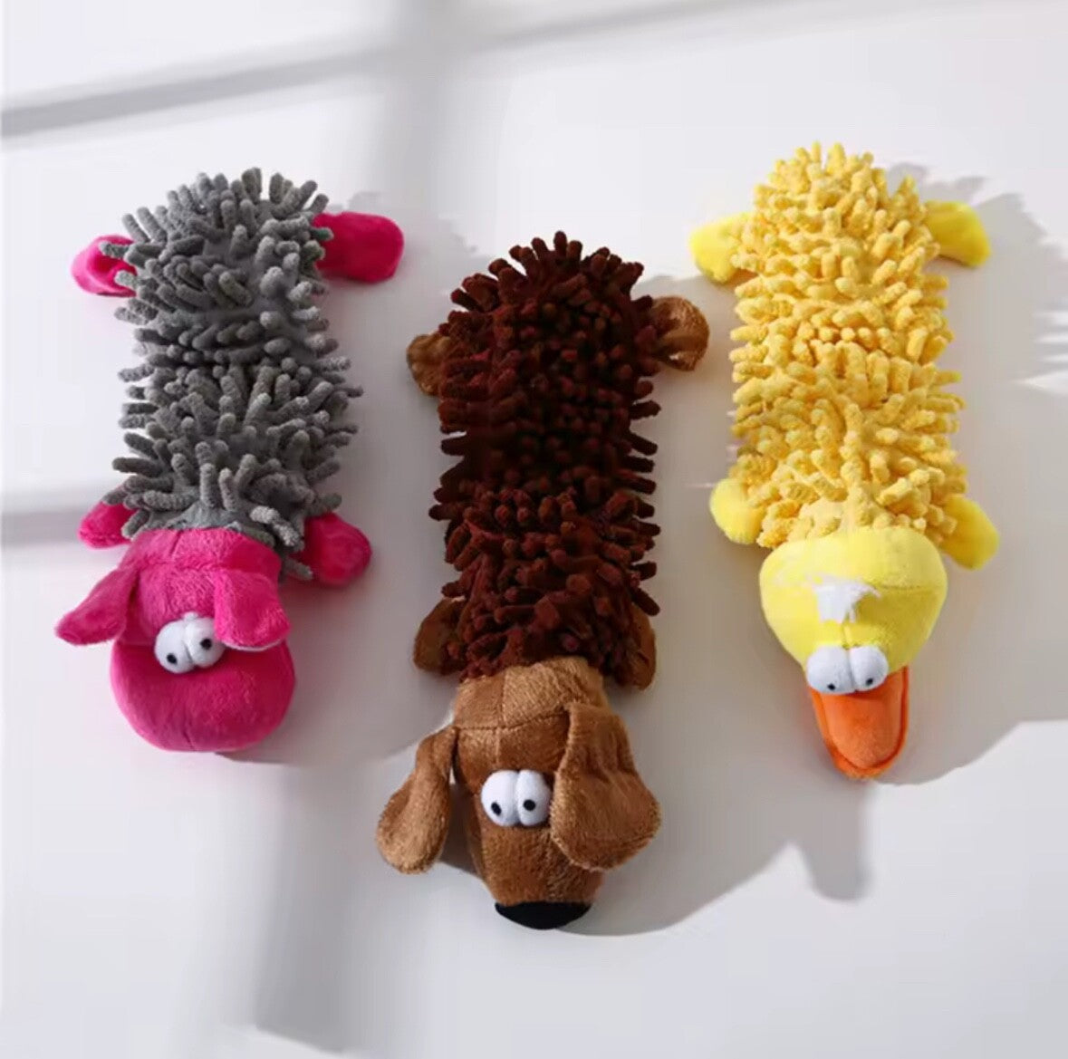 Durable Dog Toy for Small Dogs, Squeak Toy Chew Toy Animal Shape Pet Toy Puppy