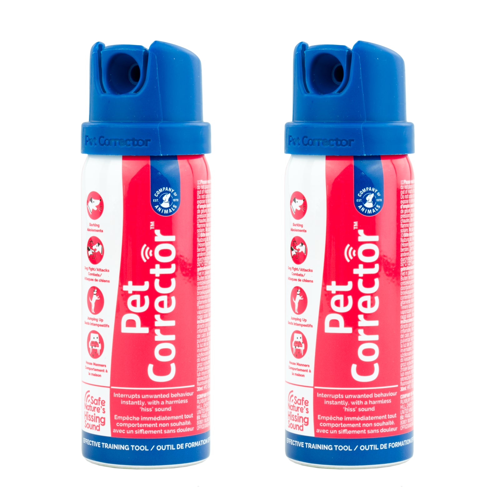 TWIN PACK 30ML PET CORRECTOR SPRAY STOP UNWANTED DOG BEHAVIOUR BARKING TRAINING