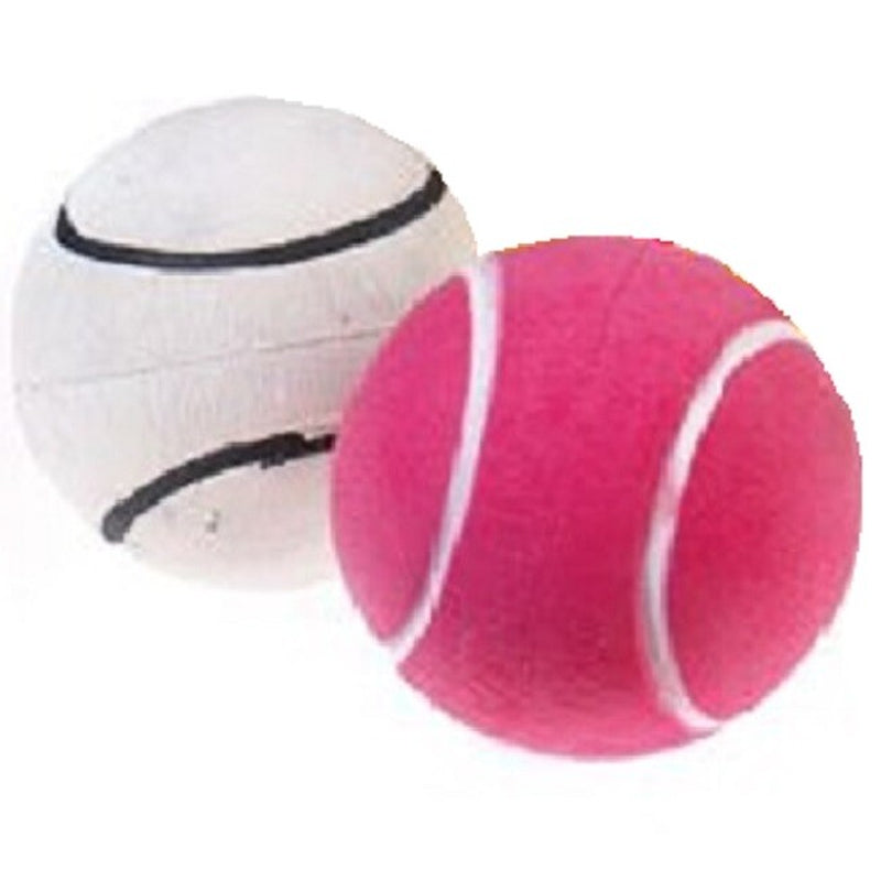 200MM CLASSIC SPONGE TENNIS BALL X2, X4 or X12 : Dog Rubber Throw Fetch Bp Balls