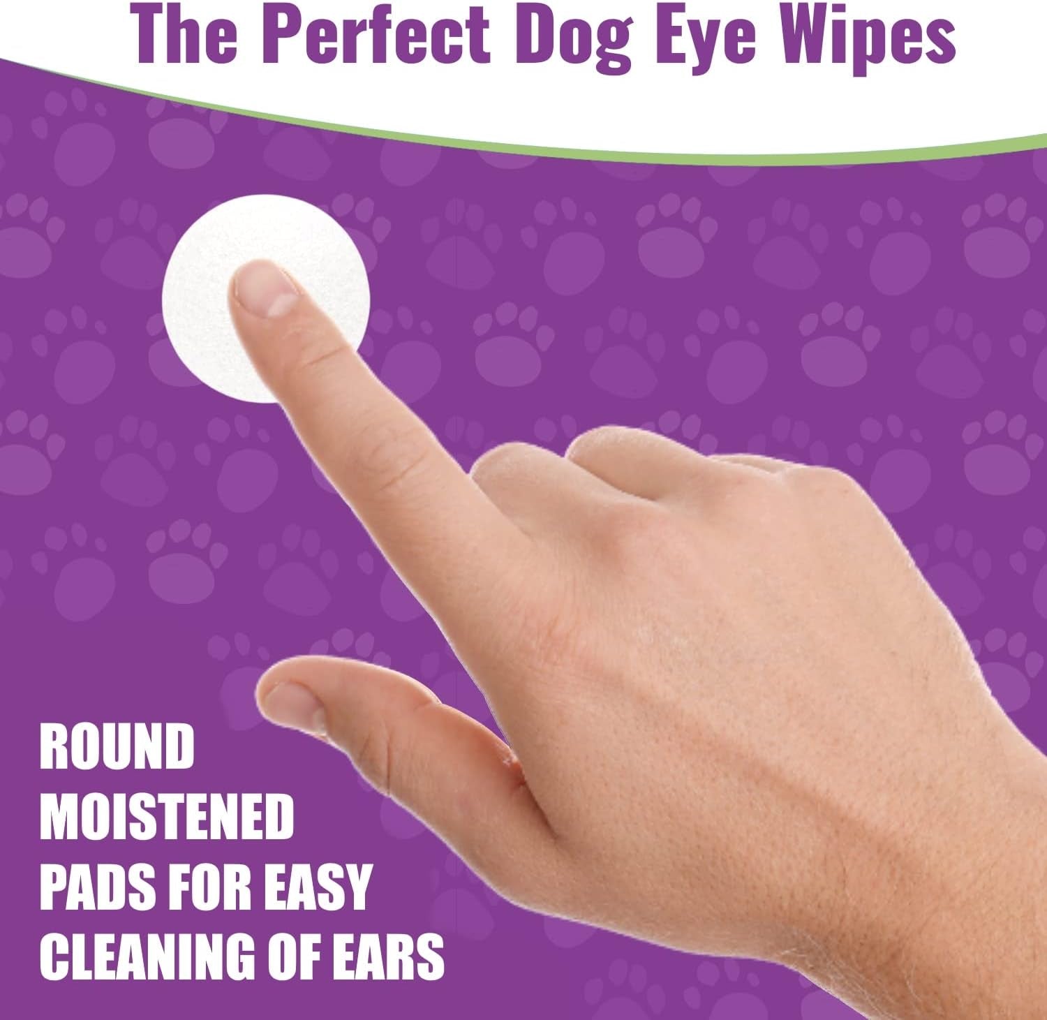 Dog Eye Cleaner Wipes - Remove Tear Stains, Gunk & Eye Discharge | Infused with Aloe Vera & Vitamin B5 | 120 Eye Cleaning Wipes for Easy Cleaning of Dogs, Cats & Pets Eyes | UK BRAND