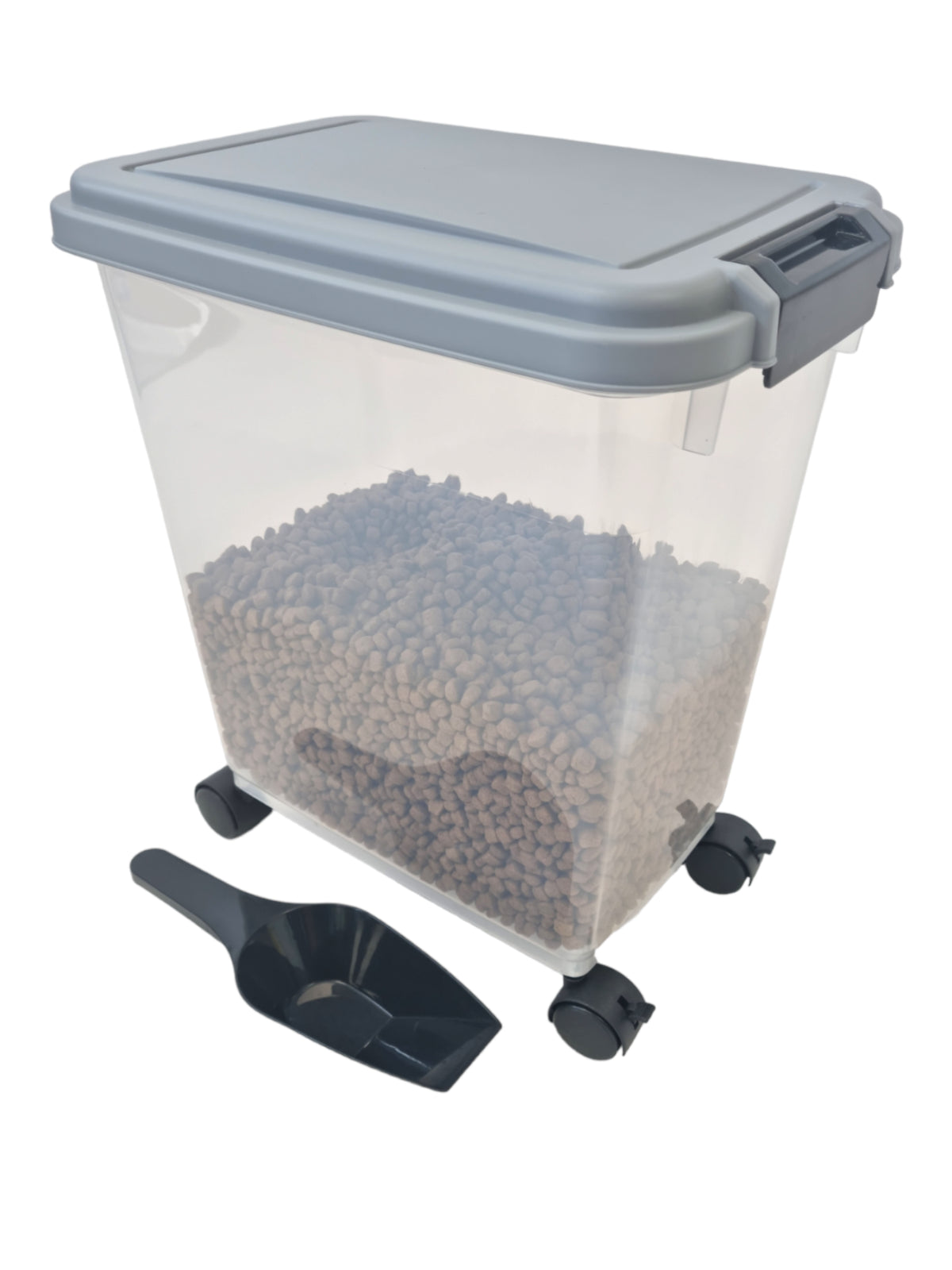 Clear Food Container on Wheels