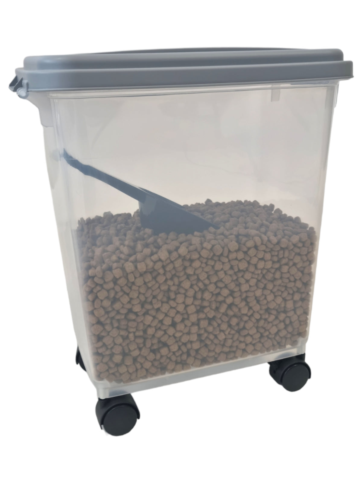 Clear Food Container on Wheels