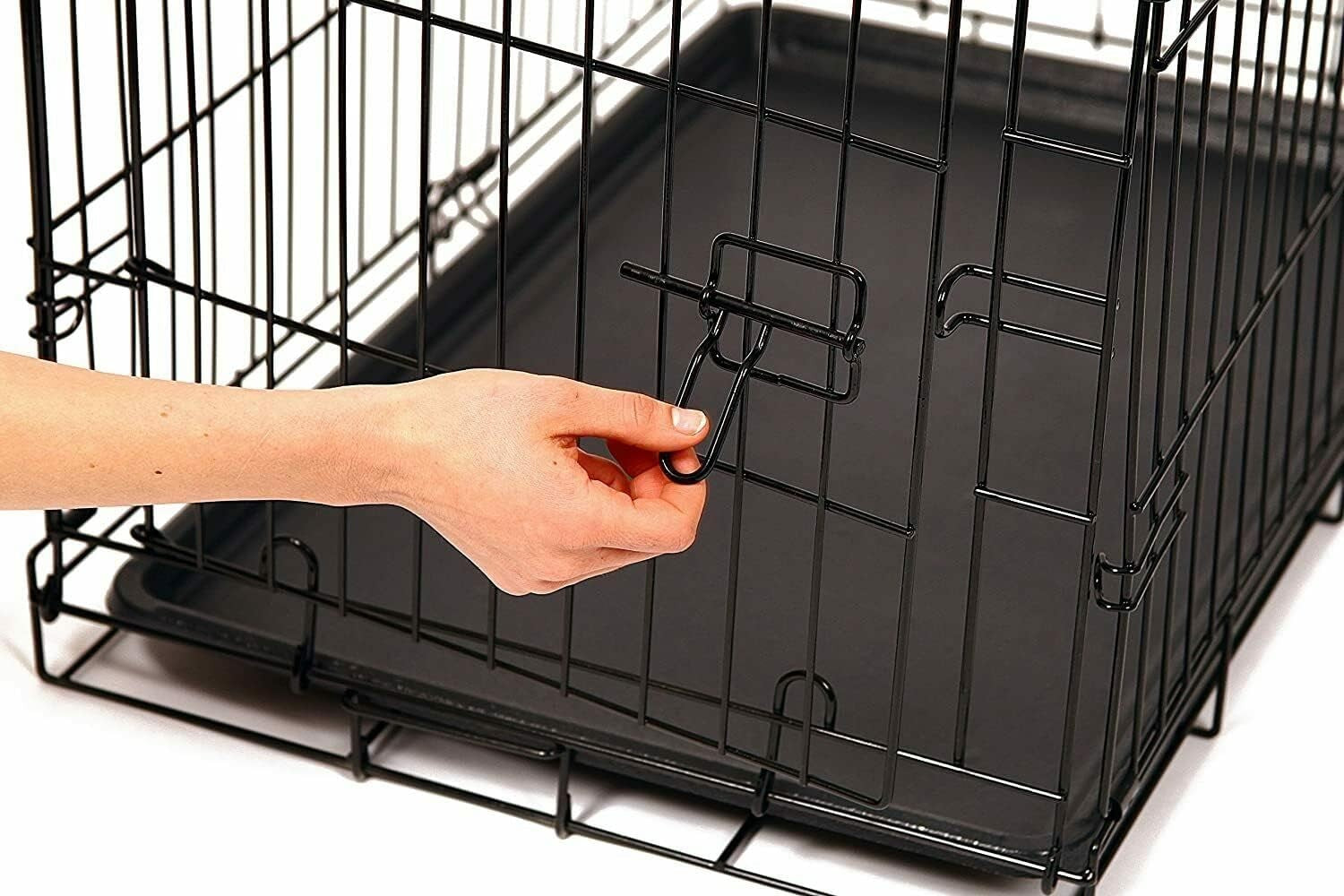 Dog Cage Pet Puppy Metal Training Crate Carrier Black S M L XL XXL SIZES