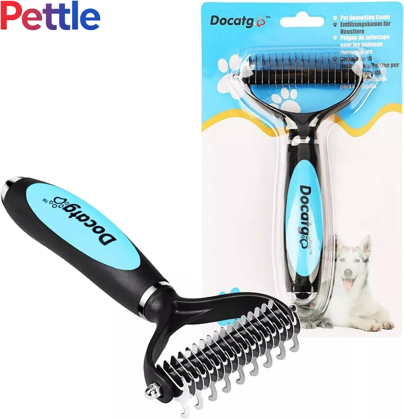 Dematting Rakes Double-Side Brush