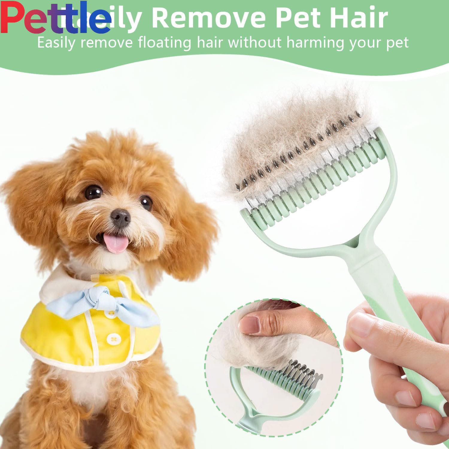 Dematting Comb  Double Sided Pet Grooming Brush