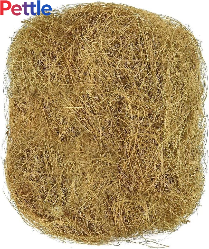 45G Finch Coconut Fiber, Loose Bedding Substrate for Birds Nest Cages, Nesting Material for Budgie Hummingbird Canary Parakeet