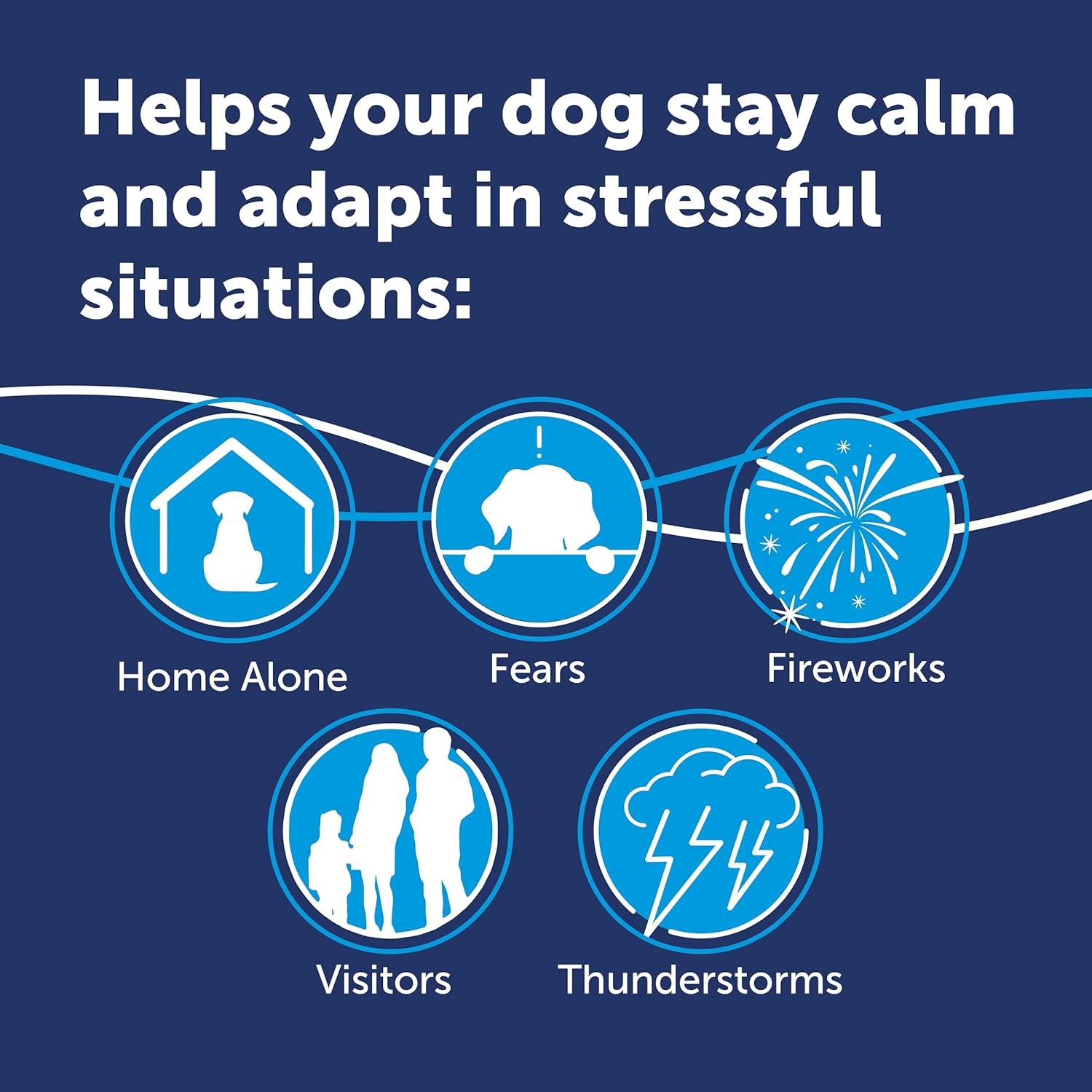 Calm Home Diffuser for Dogs with 30 Day Refill,  Dog Calming Plug in Pheromone Diffuser to Help Reduce Anxiety and Stress in Pet Dogs, Pet Diffuser Helps Anxious Dogs Stay Calmer