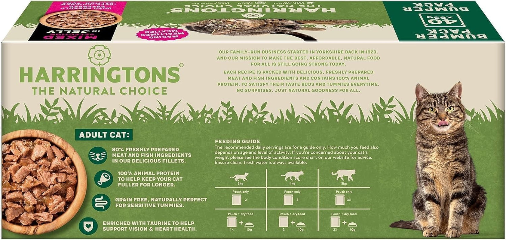 Harringtons Complete Wet Pouch Grain Free Hypoallergenic Adult Cat Food Mixed I