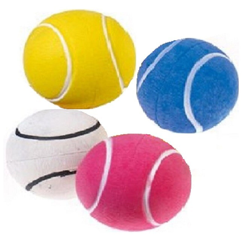 200MM CLASSIC SPONGE TENNIS BALL X2, X4 or X12 : Dog Rubber Throw Fetch Bp Balls