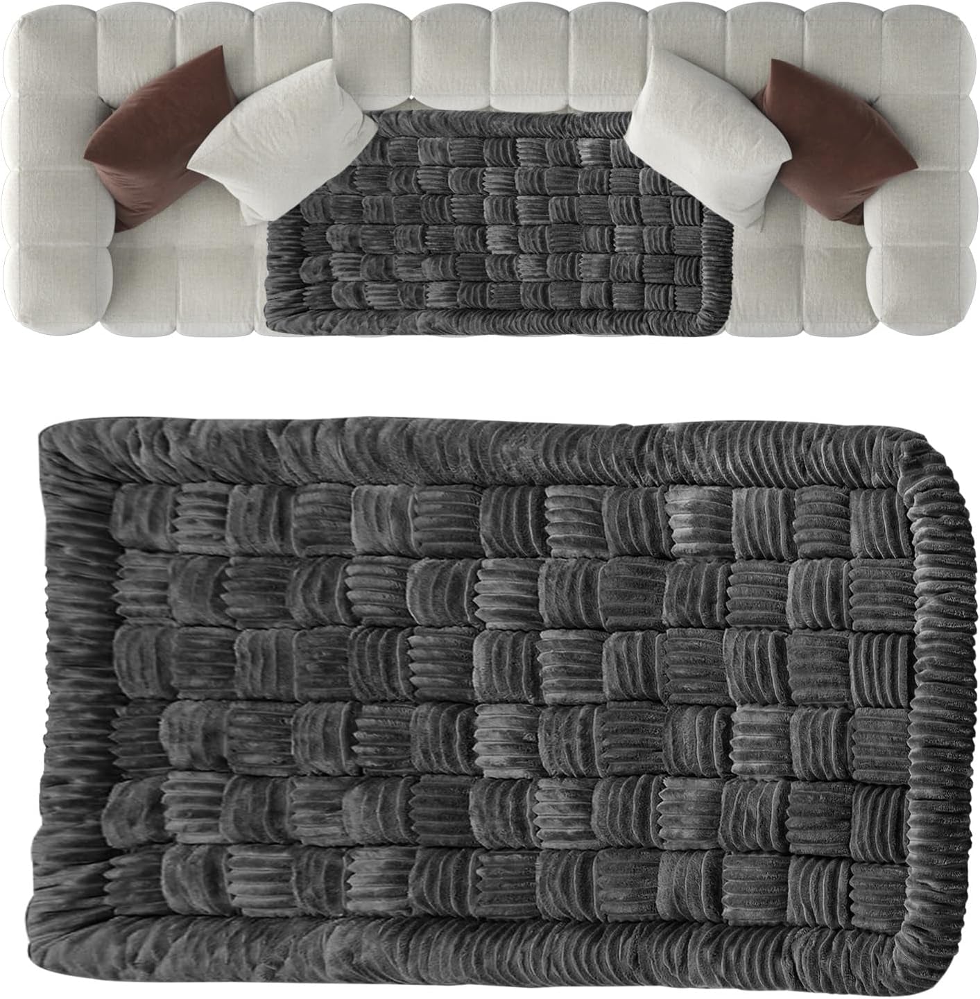Dog Car Seat Cover 137X60Cm - Waterproof Nonslip Backseat Hammock Seat Protector | Washable Automotive Pet Bed Mat, Scratch Resistant Travel Cushion for Dogs Cats, Truck SUV Van Interior Accessories