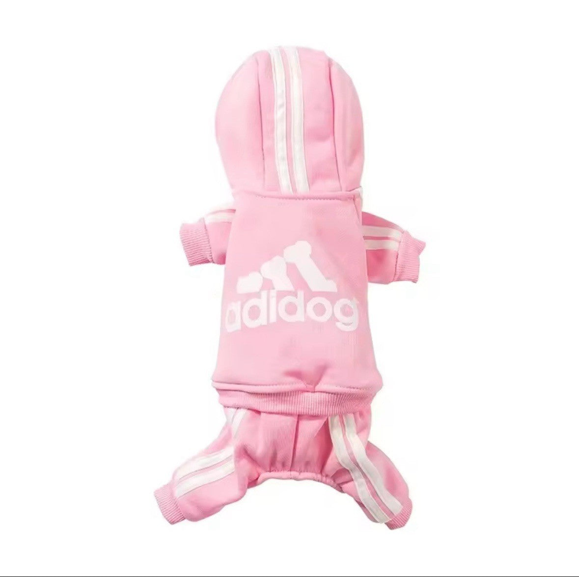 Adidog Dog Tracksuit Pet Jumpsuit Stylish Hoodie Puppy Clothes Summer Outfit Dog