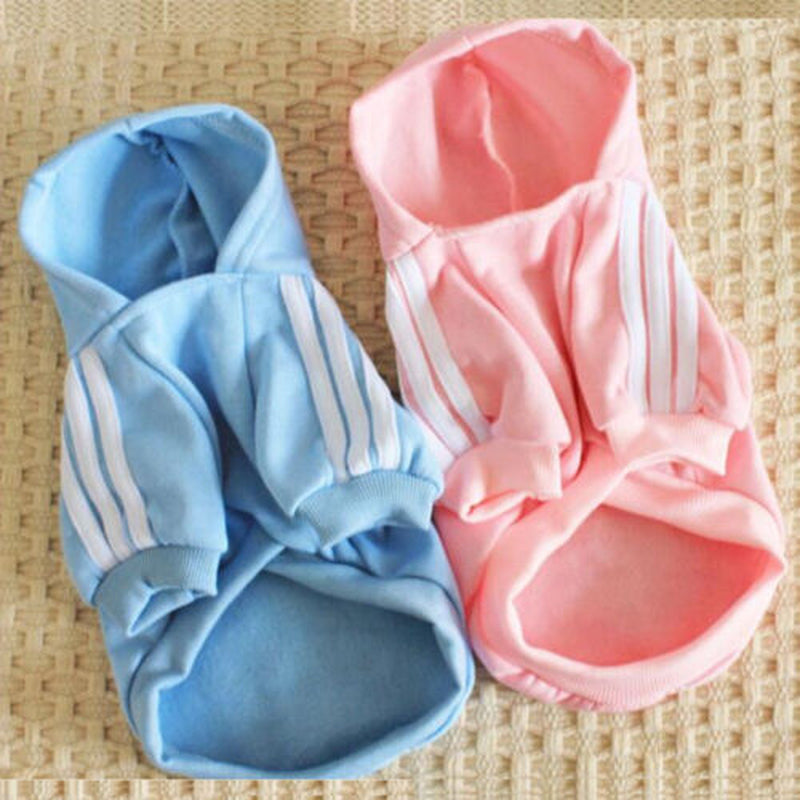 Pet Dog Clothes Winter Casual Adidog Warm Hoodie Coat Jacket Clothing XS~9XL UK