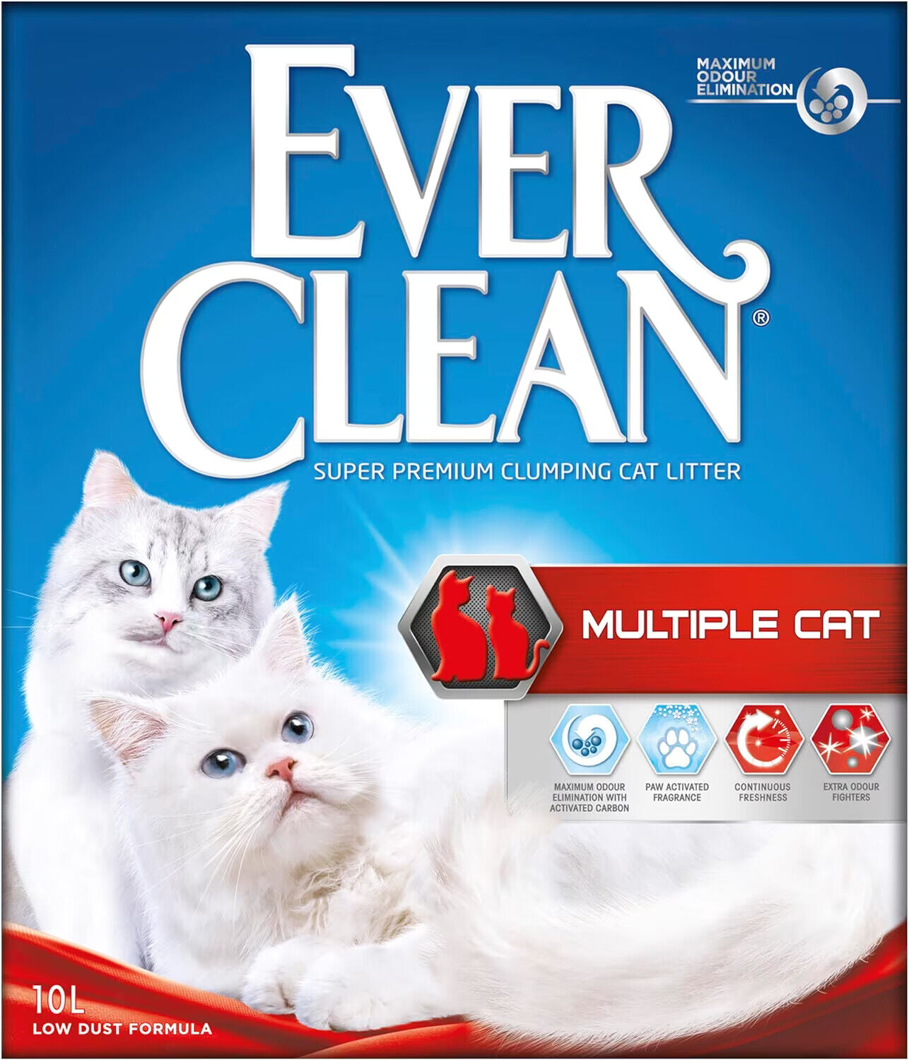 Ever Clean Extra Strong Natural Clumping Multipl Cat Litter Scented Long-Lasting