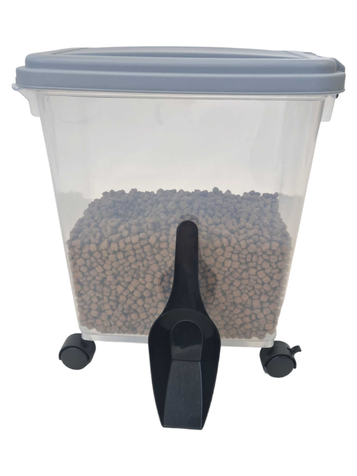Clear Food Container on Wheels 