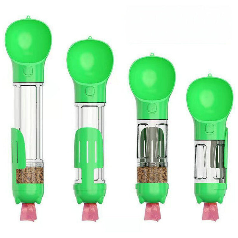 Pet Dog Water Bottle Travel Portable Drinking Water Dispenser with Poo Bags UK