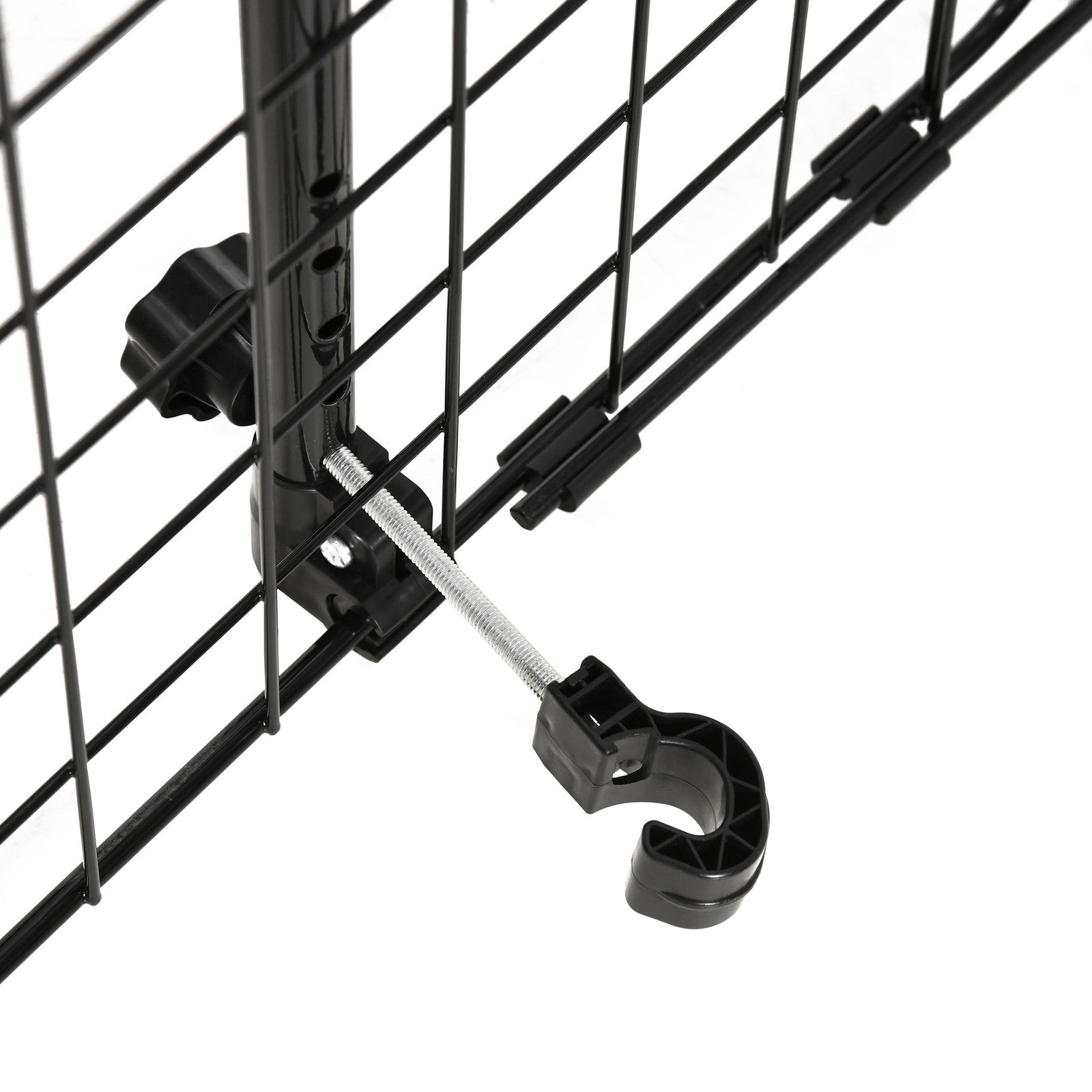 Pawhut Heavy Duty Pet Dog Car Barrier Adjustable Ventilated Mesh Wire Guard