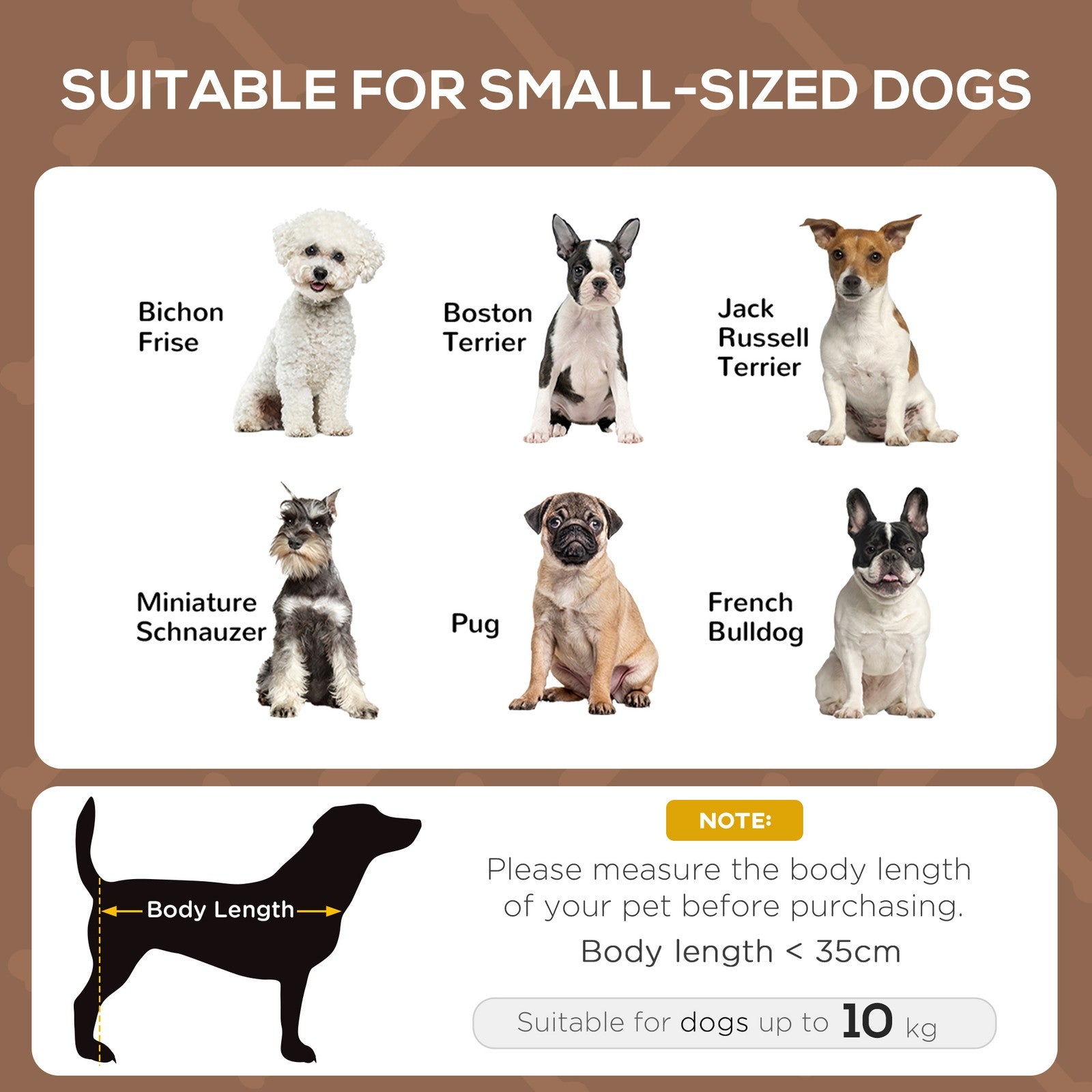 Pawhut 61 Cm Elevated Dog Bed Cooling Raised Pet Cot UV Protection Canopy Brown