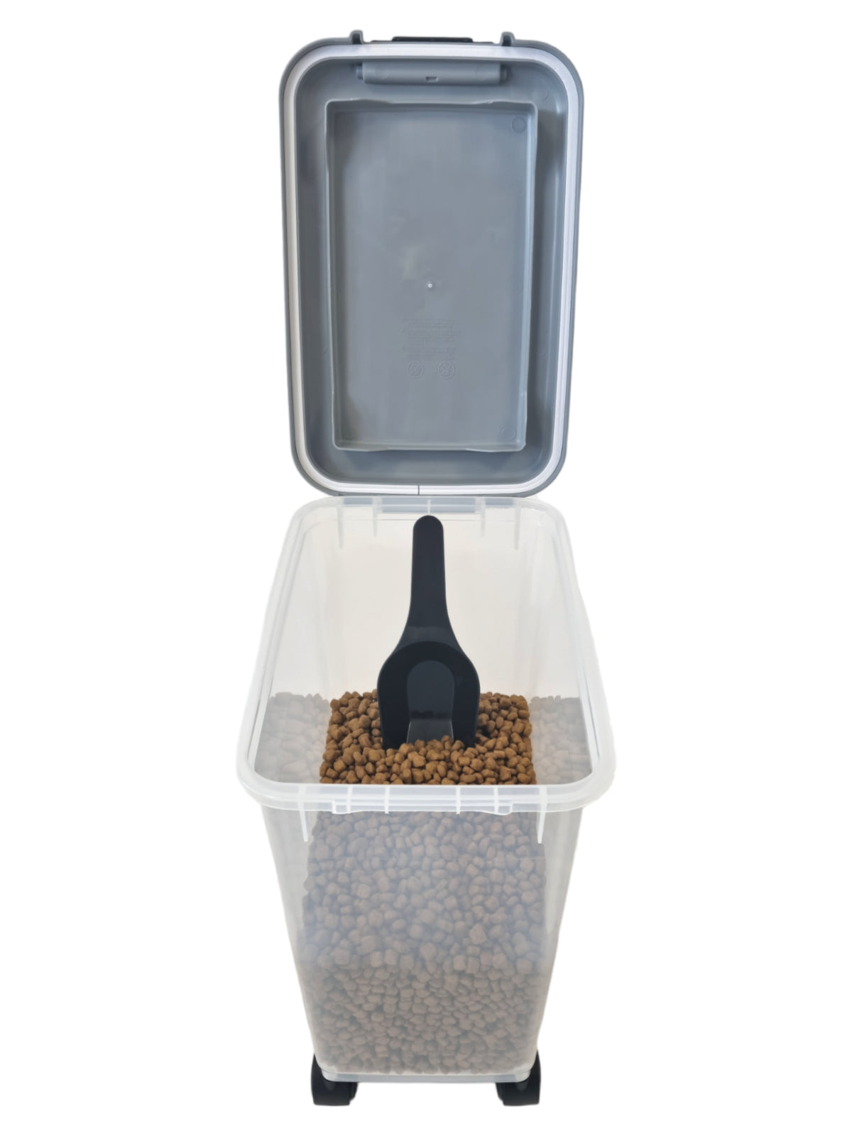 Clear Food Container on Wheels 