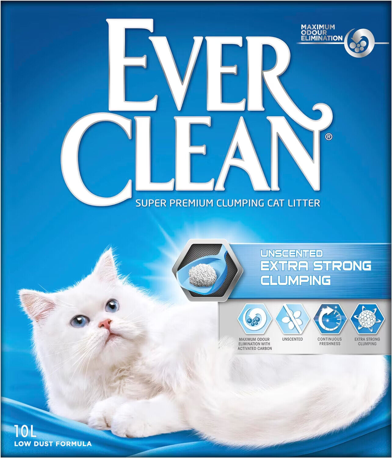 Ever Clean Extra Strong Natural Clumping Multipl Cat Litter Scented Long-Lasting