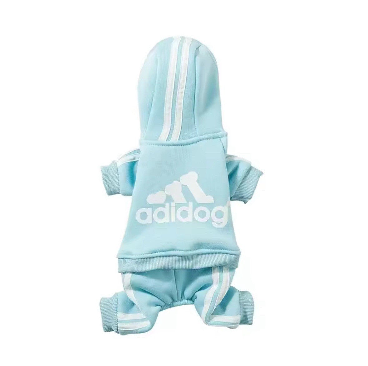 Adidog Dog Tracksuit Pet Jumpsuit Stylish Hoodie Puppy Clothes Summer Outfit Dog