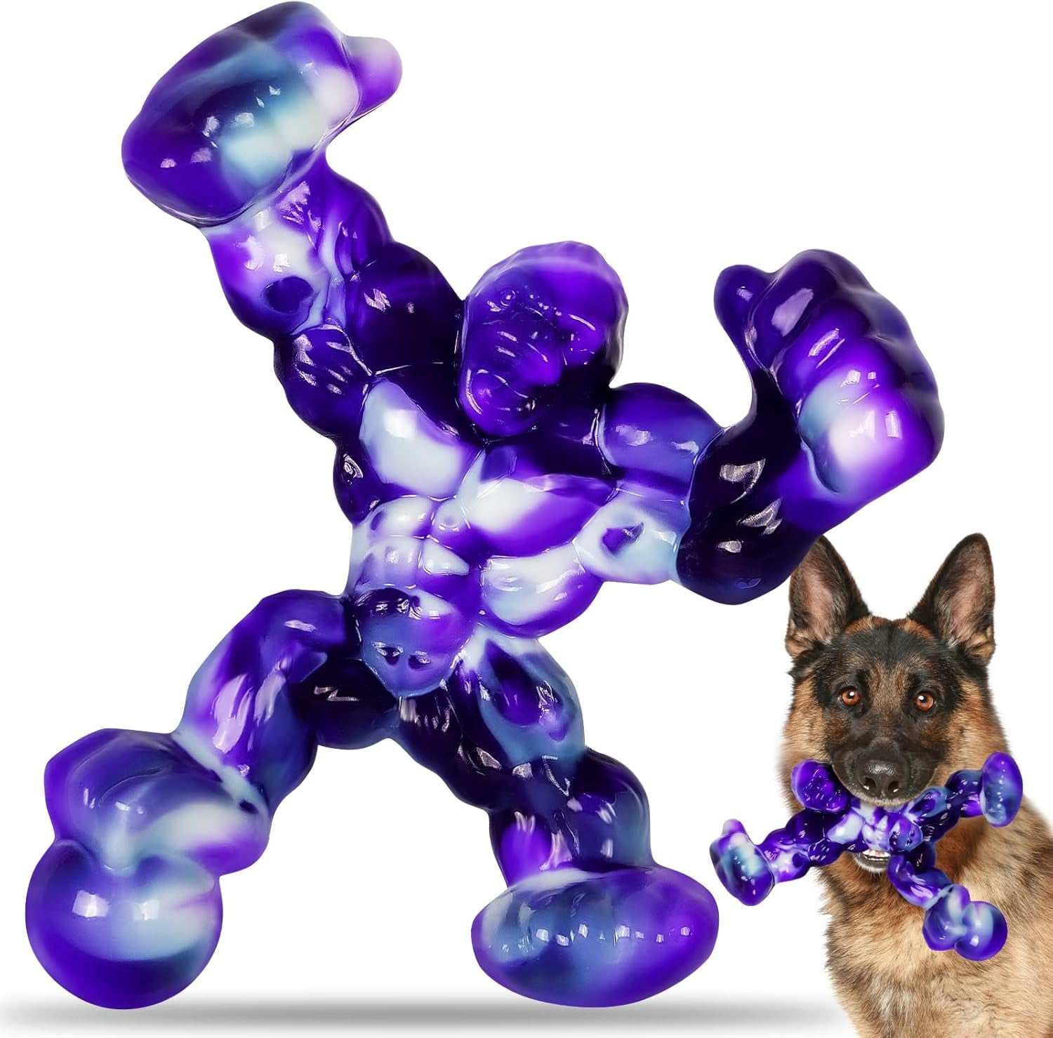 Dog Toys,Indestructible Dog Chew Toys for Aggressive Chewers,Bacon Flavored Tough Dog Bones Chew Toys for Super Chewer,Nylon Durable Dog Toys for Medium Large Breed.