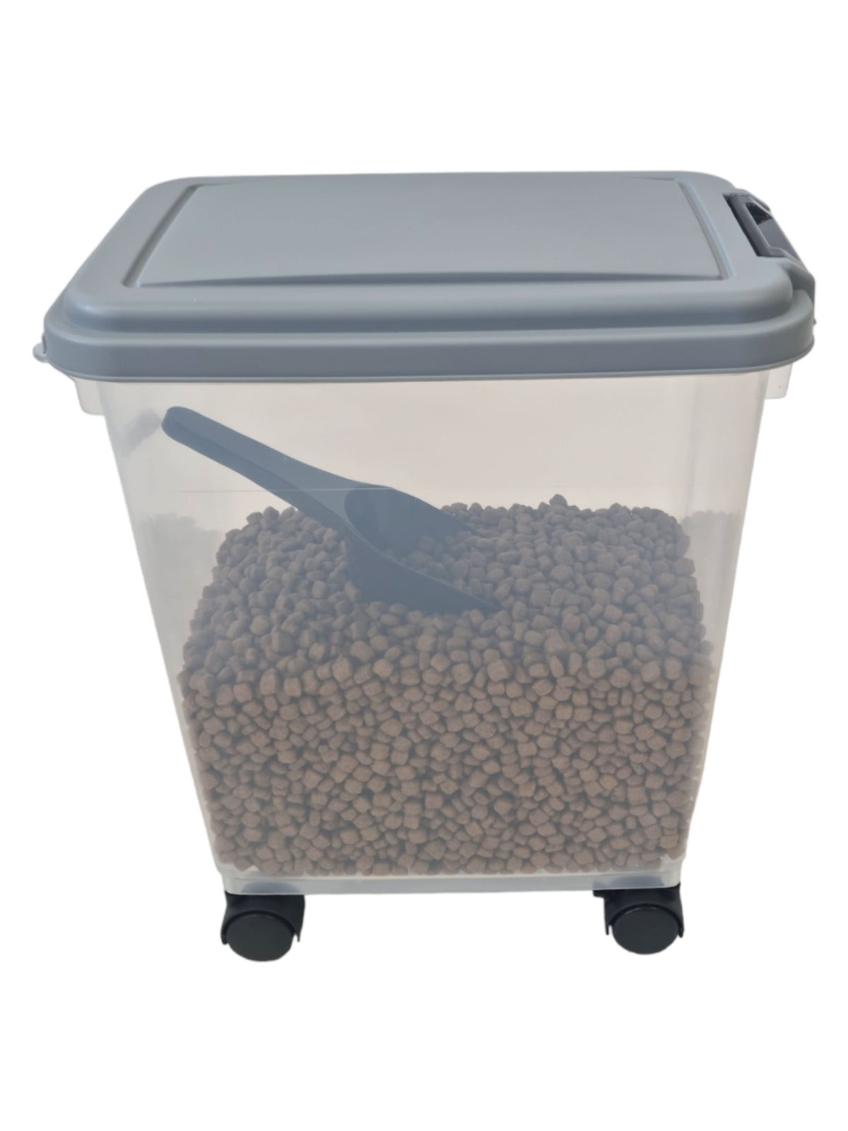 Clear Food Container on Wheels 