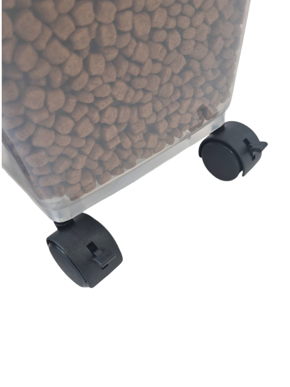 Clear Food Container on Wheels 