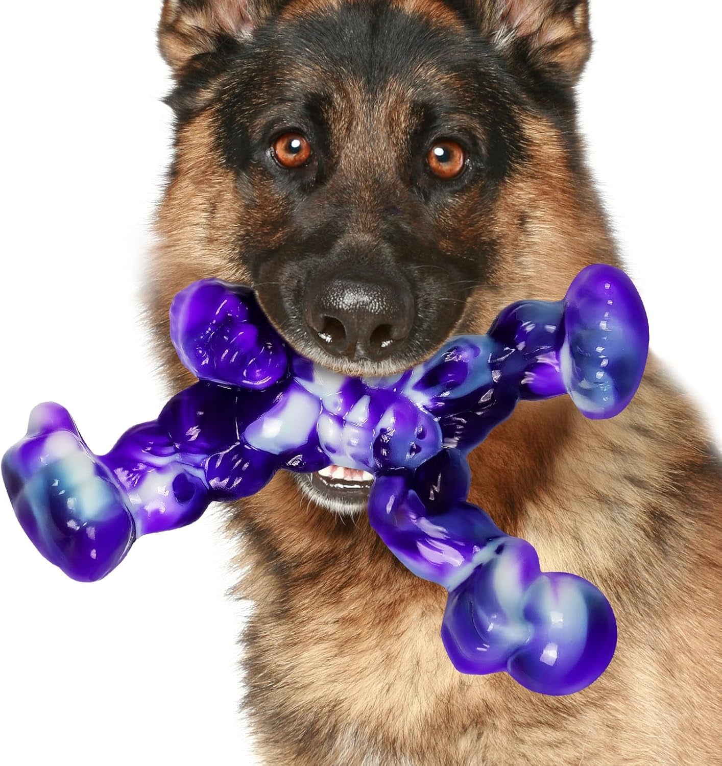 Dog Toys,Indestructible Dog Chew Toys for Aggressive Chewers,Bacon Flavored Tough Dog Bones Chew Toys for Super Chewer,Nylon Durable Dog Toys for Medium Large Breed.