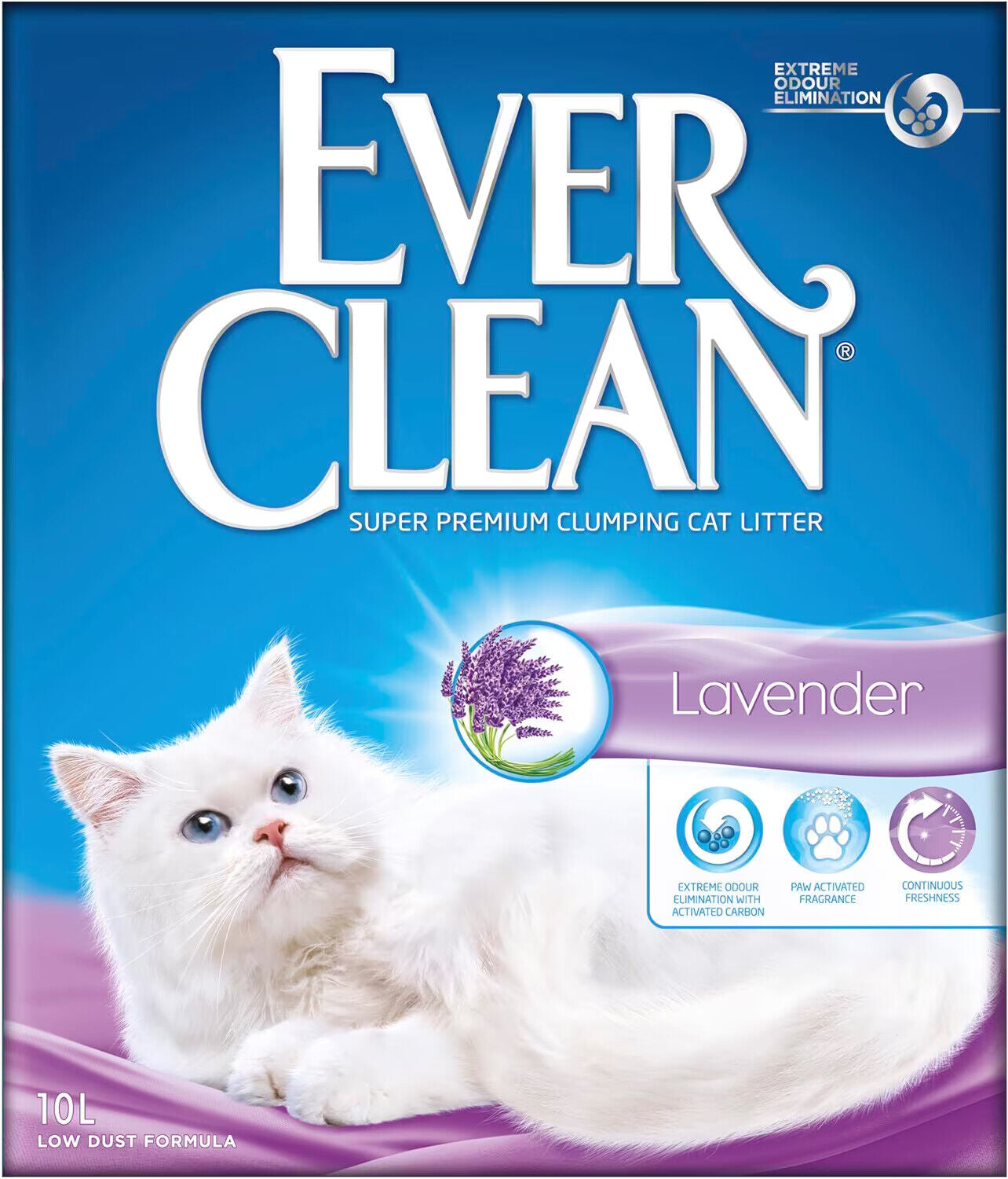 Ever Clean Extra Strong Natural Clumping Multipl Cat Litter Scented Long-Lasting