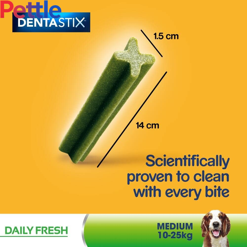 DENTASTIX Fresh - Dental Dog Chews - Megapack 4 X 28 Sticks - 