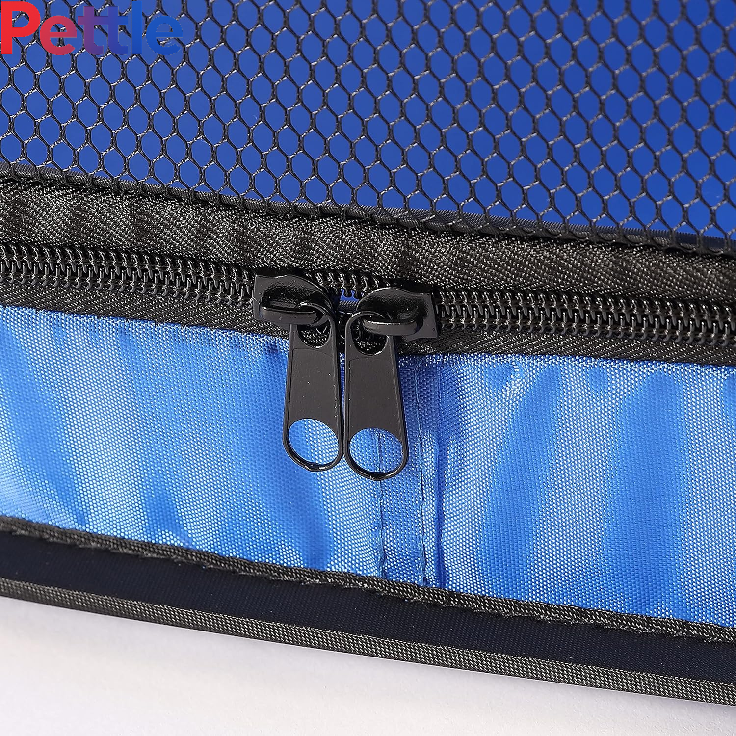 Portable, Collapsible, Pop up Travel Pet Kennel, 32.5" L X 19.5" W X 19.5" H, Blue
