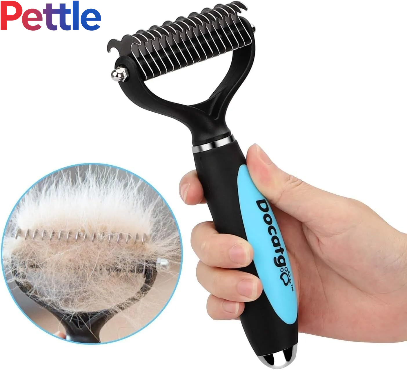  Dematting Rakes Double-Side Brush 