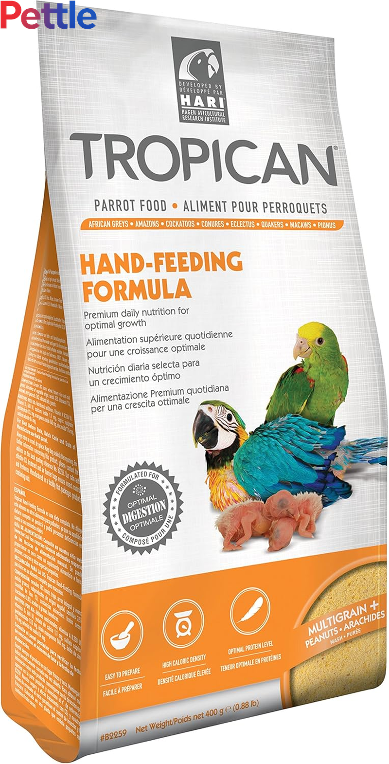 Tropican Hand Feeding Formula 400G