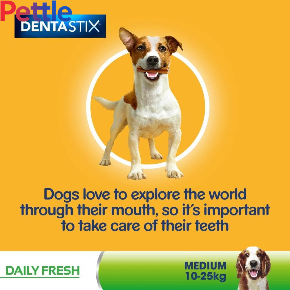 DENTASTIX Fresh - Dental Dog Chews - Megapack 4 X 28 Sticks - 