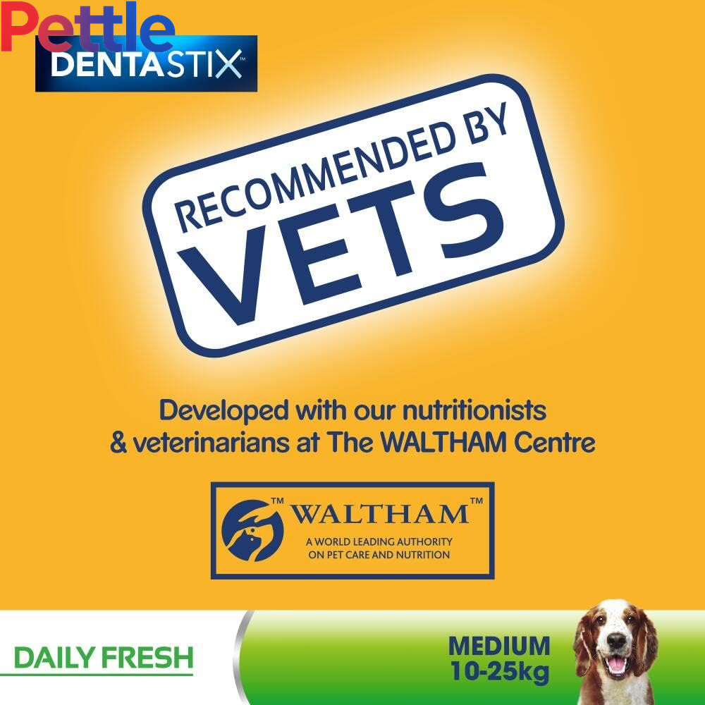 DENTASTIX Fresh - Dental Dog Chews - Megapack 4 X 28 Sticks - 